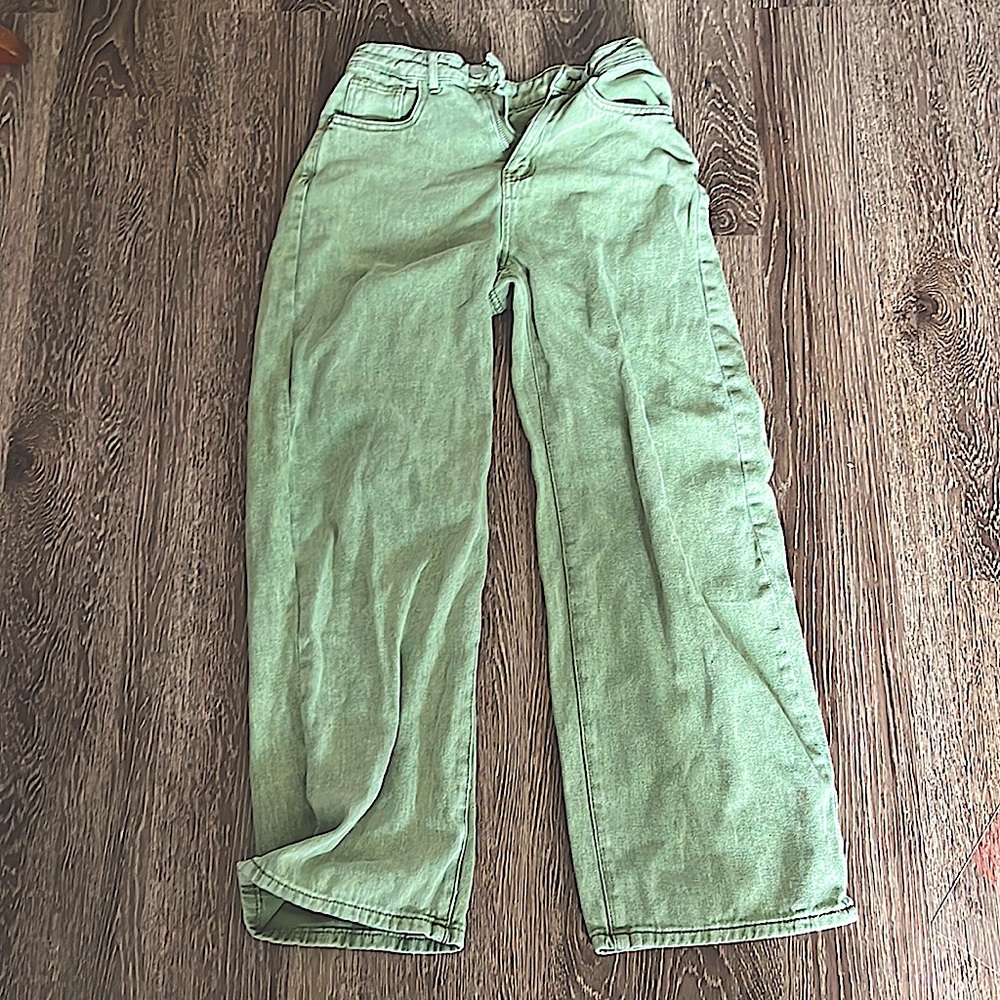 Shein XS(2) green jeans